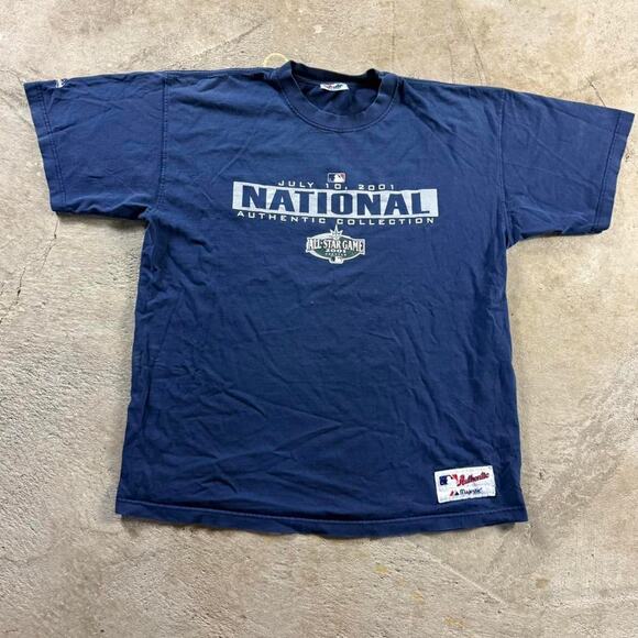 Vintage VTG Y2K MLB All Star Game 2001 Shirt - Picture 1 of 7